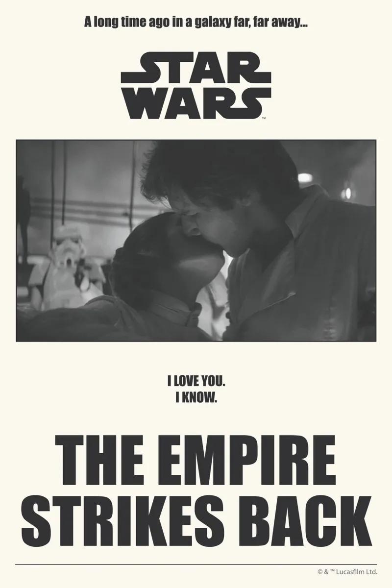 I love you, I know! carta hahnemühle da Star Wars