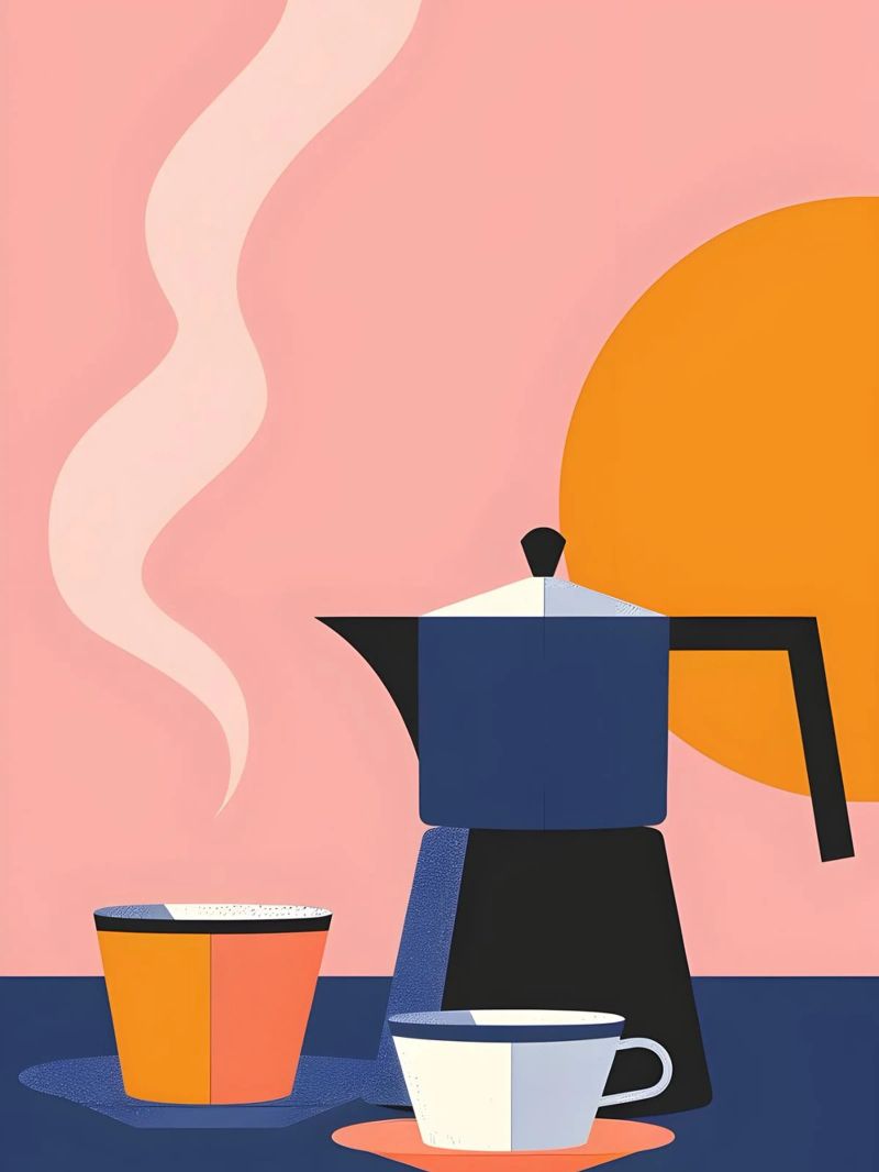 Espresso morning art poster by Whole©