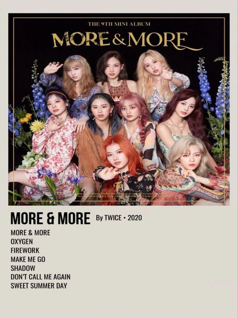 MORE & MORE By TWICE - 2020 Poster von SoundStudio