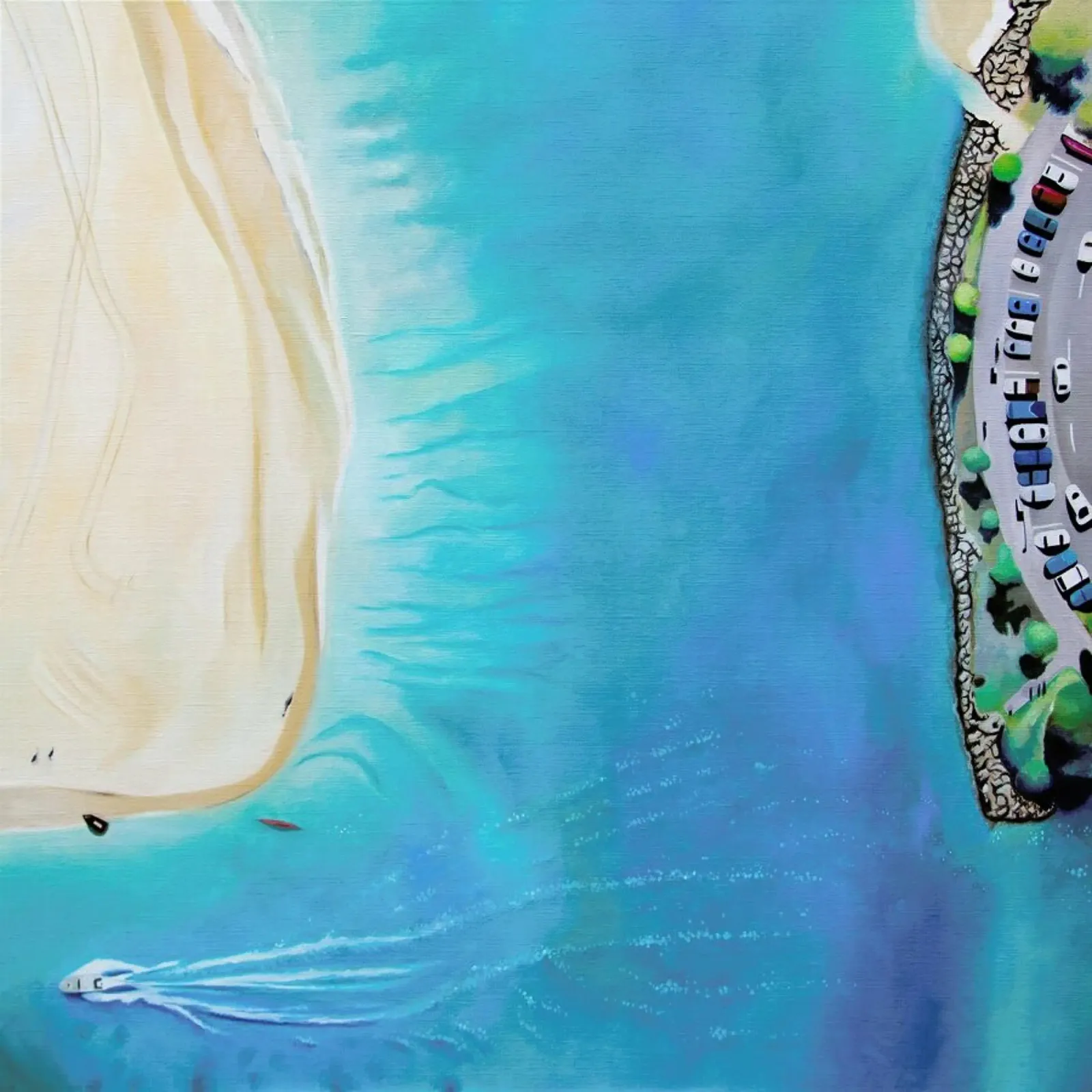 Noosa Beach hahnemühle by Antony Squizzato