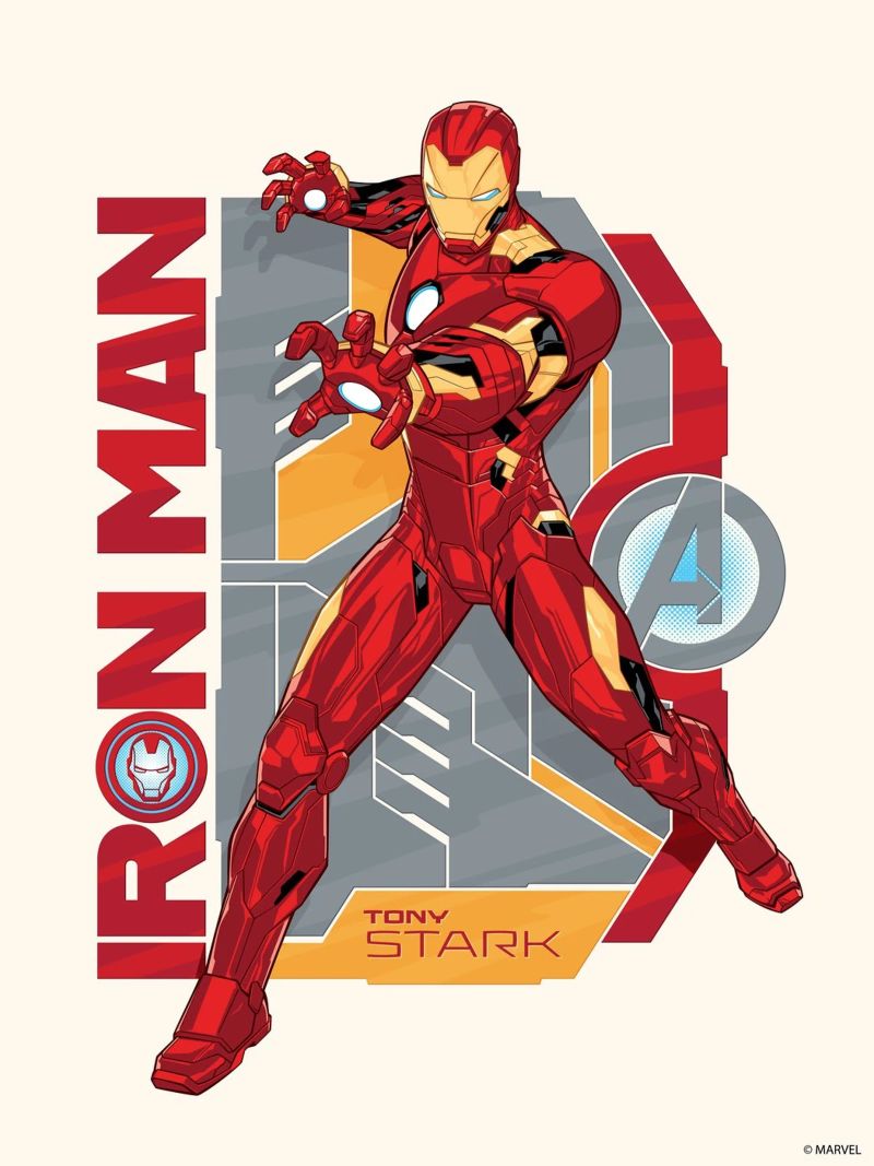Tony Stark is Iron Man poster by MARVEL Designs by JUNIQE