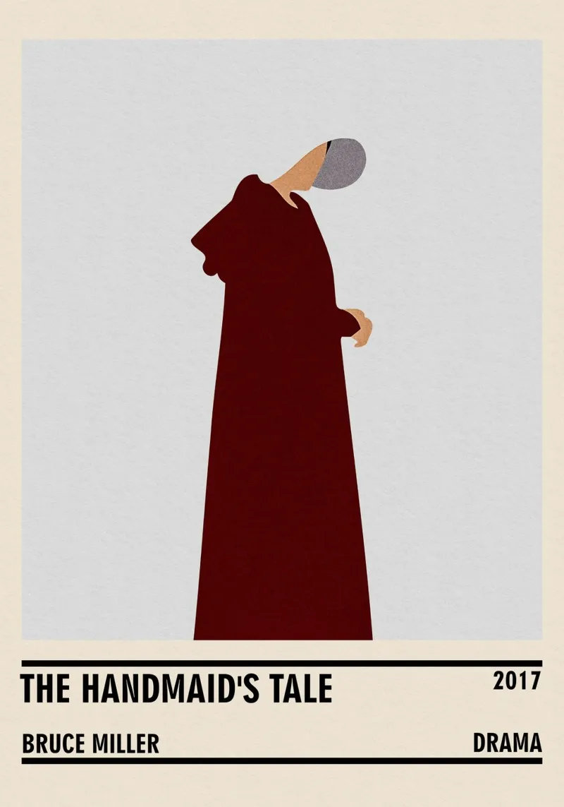 The Handmaid's Tale poster con telaio in legno da TheArtstudio