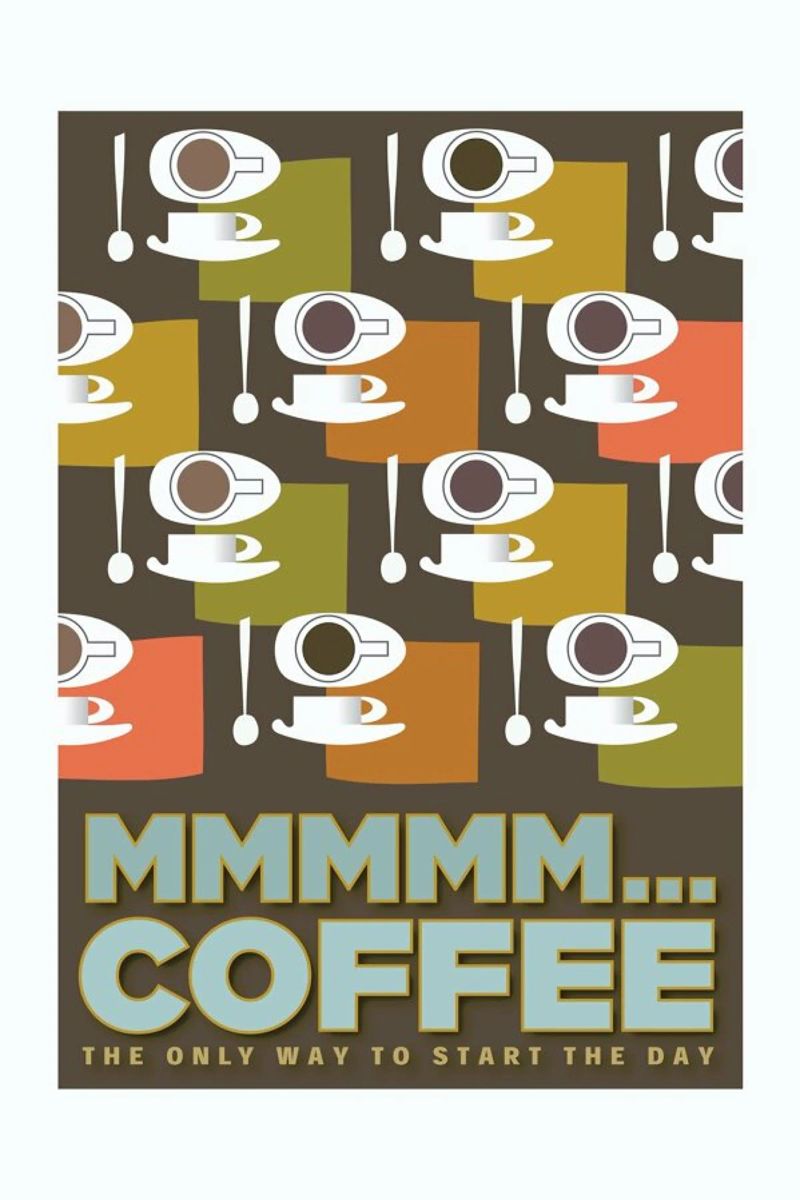 MMM Coffee Poster von Visual Philosophy