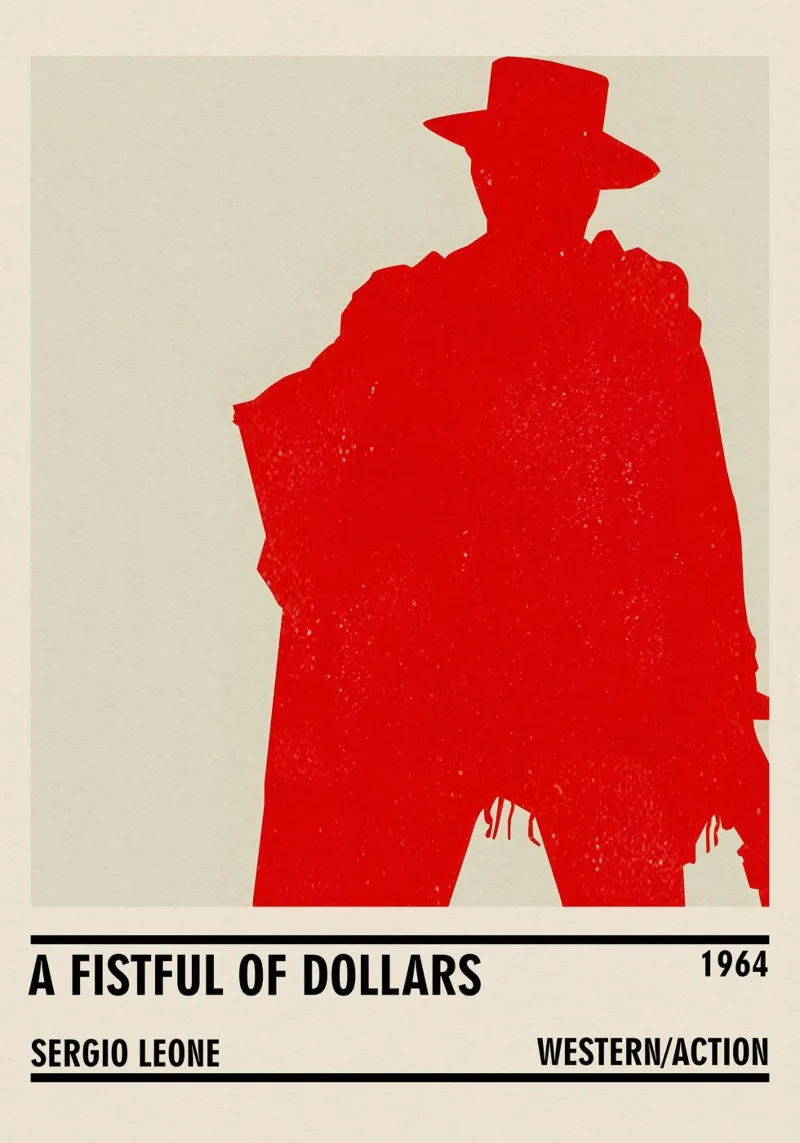 A Fistful of Dollars pellicola backlit da TheArtstudio