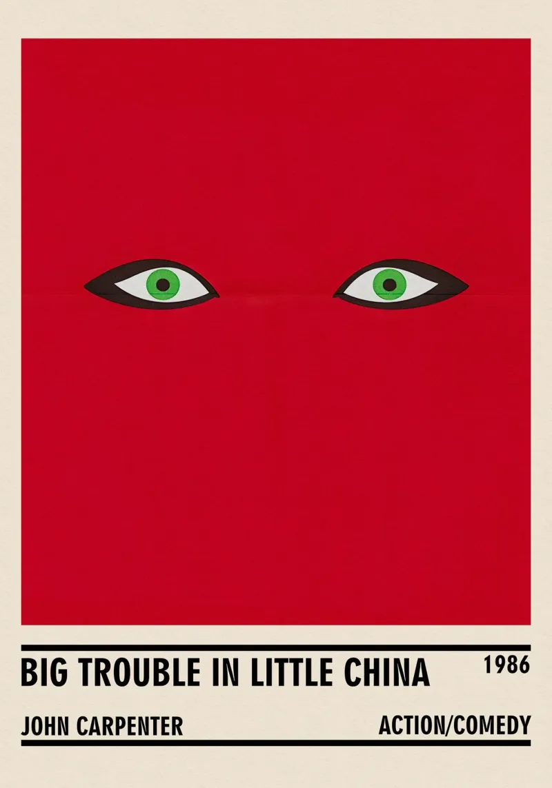 Big Trouble in Little China pellicola backlit da TheArtstudio