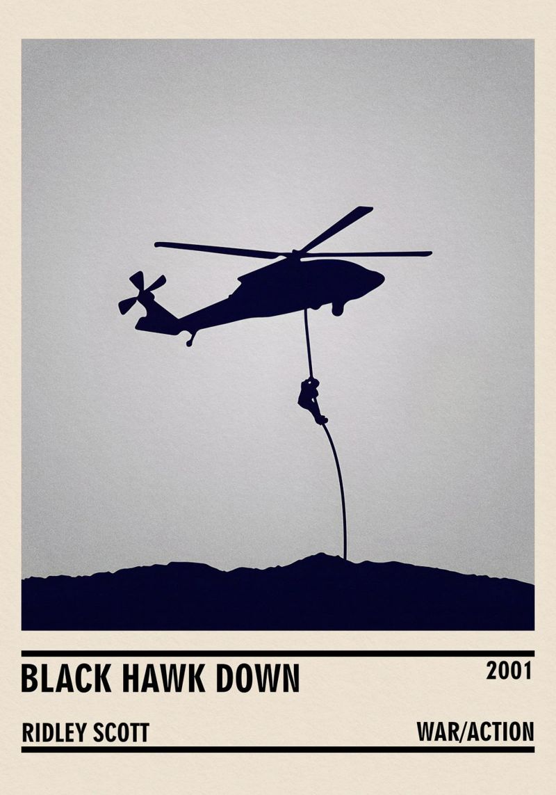 Black Hawk Down Poster von TheArtstudio