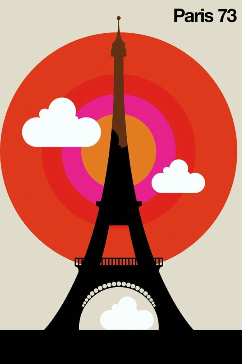 Paris 73 poster de Bo Lundberg