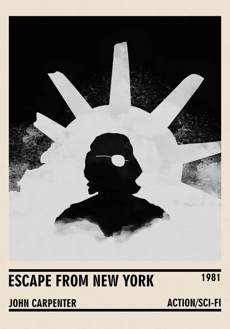 Escape from New York pellicola backlit da TheArtstudio