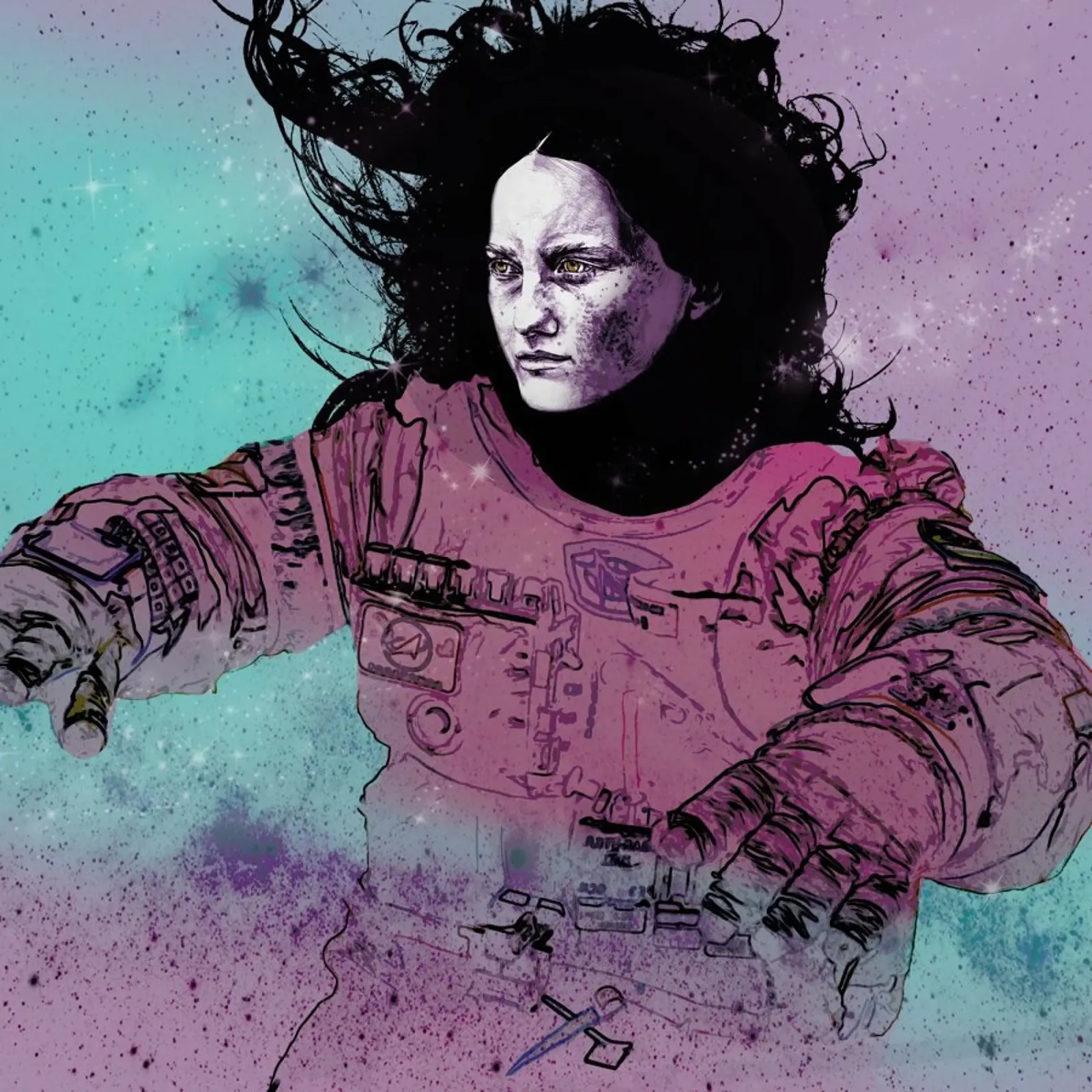 Astronaut 3 plexiglass da Agnes KR Patience