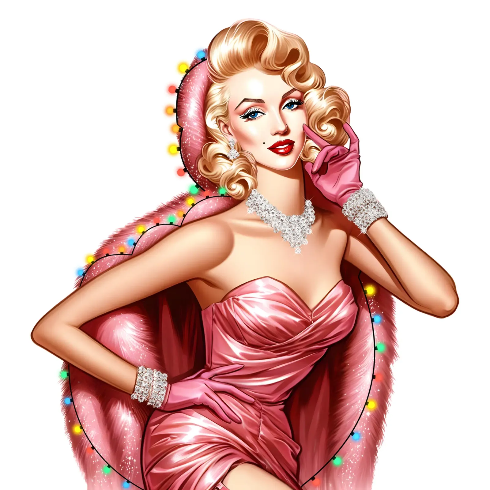 Buon Natale Marilyn poster da ARTOMATIC