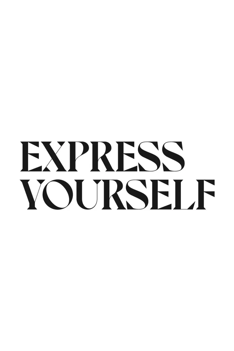 EXPRESS YOURSELF alu-dibond by n.4
