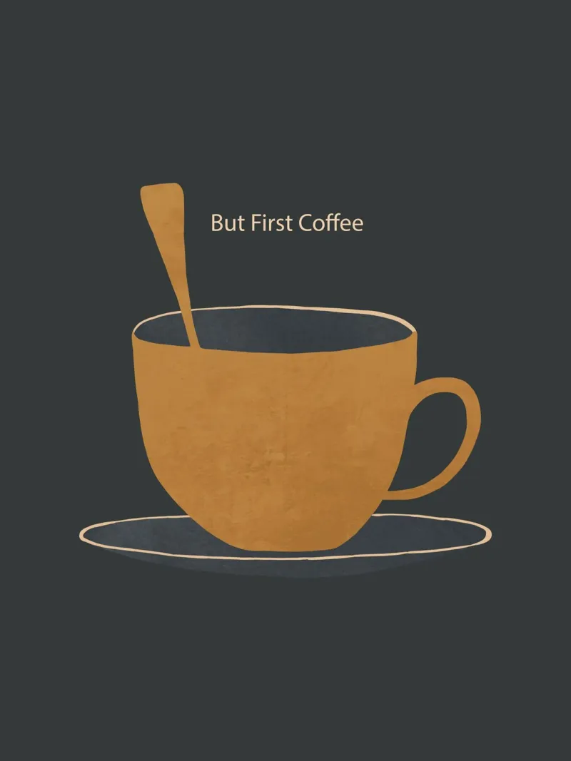 Aber zuerst Kaffee Hahnemühle von ThingDesign
