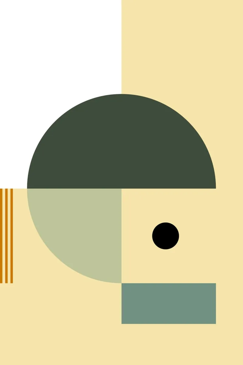 Midcentury Geometric 16 carta hahnemühle da KHouse Studio