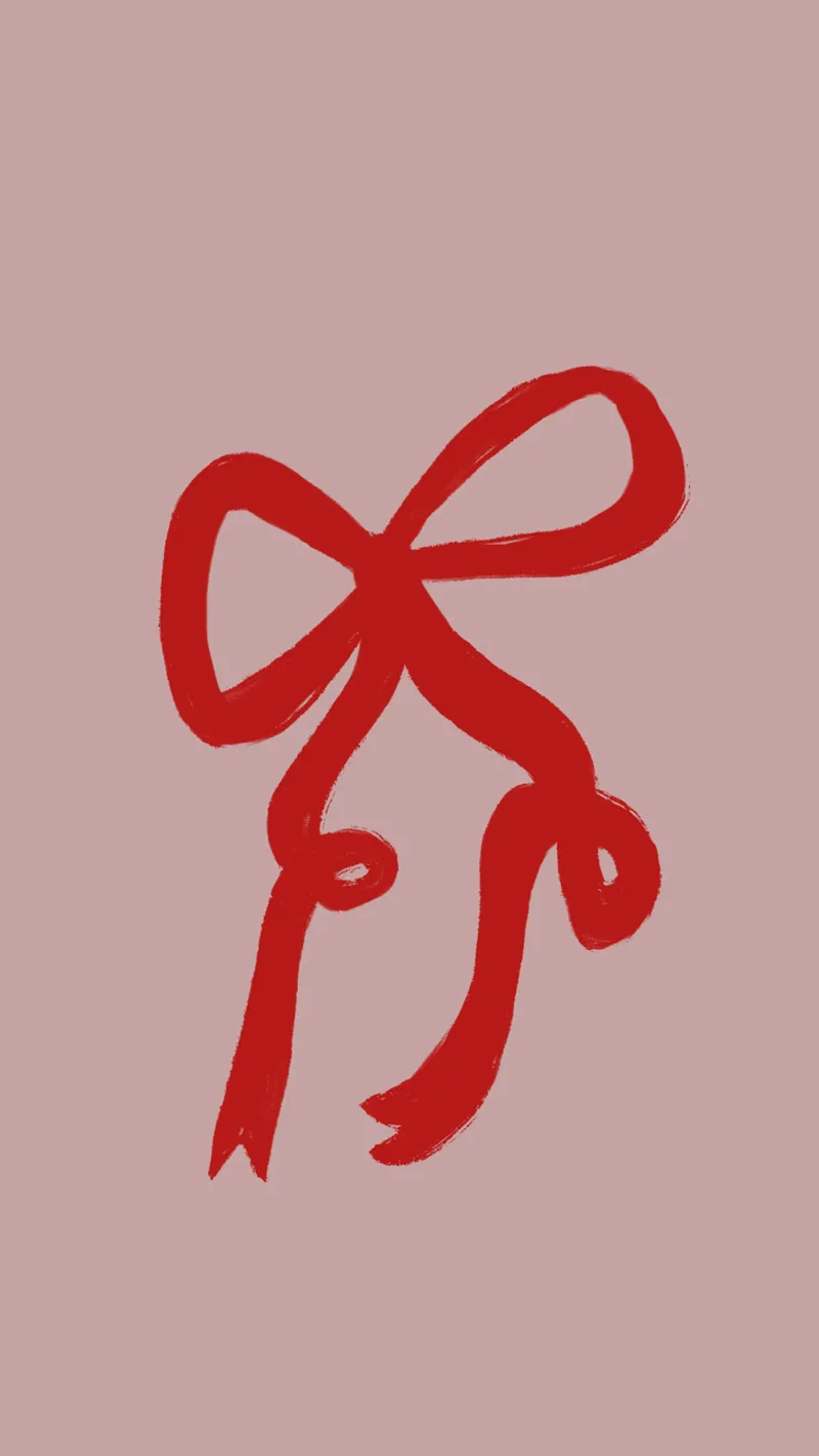 Pink Red Ribbon pellicola backlit da ni-ja artboutique