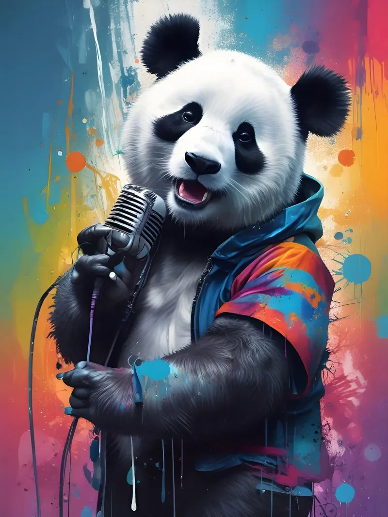 Panda vocal pellicola backlit da MakArena