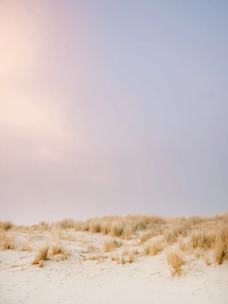 Pastel Beach Sunset - The Netherlands Travel Photography carta hahnemühle da Raisa Zwart Photography