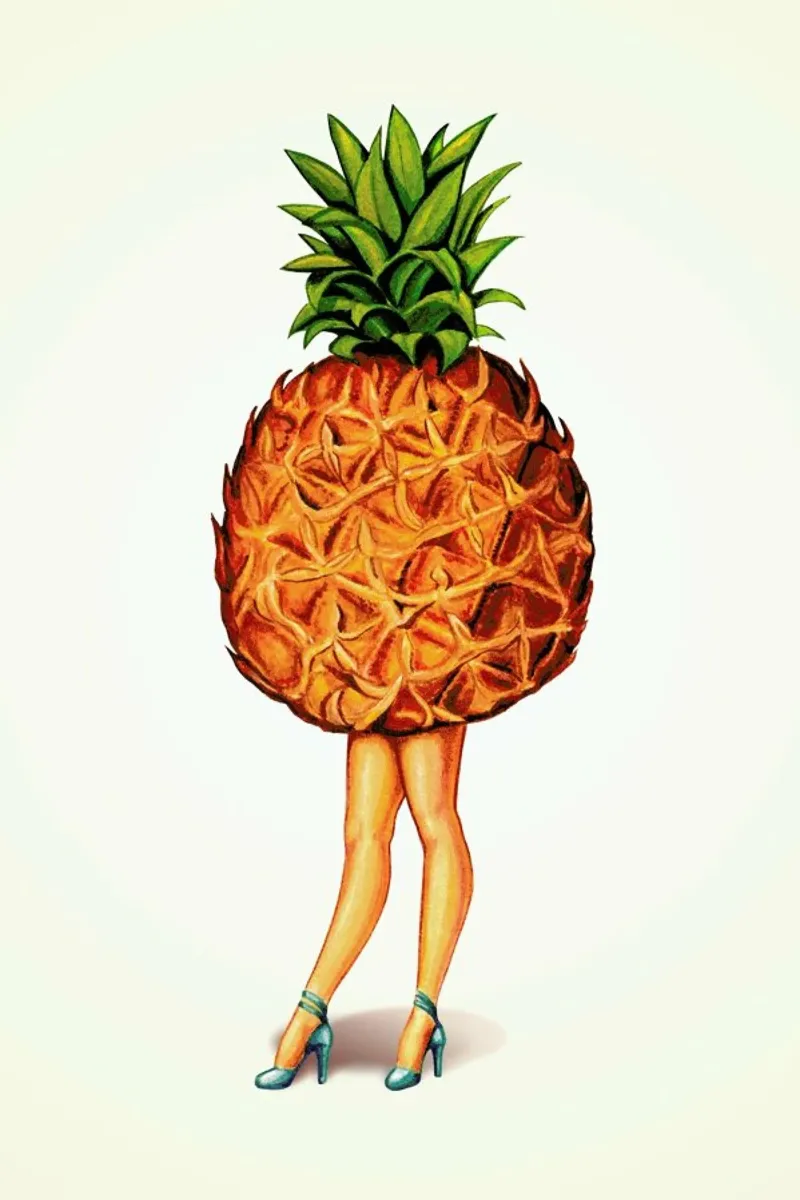 Fruit Stand - Pineapple pellicola backlit da Kelly Gilleran