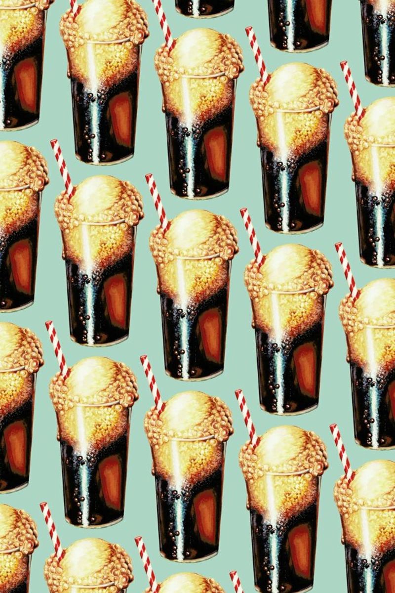 Rootbeer Float Pattern poster by Kelly Gilleran