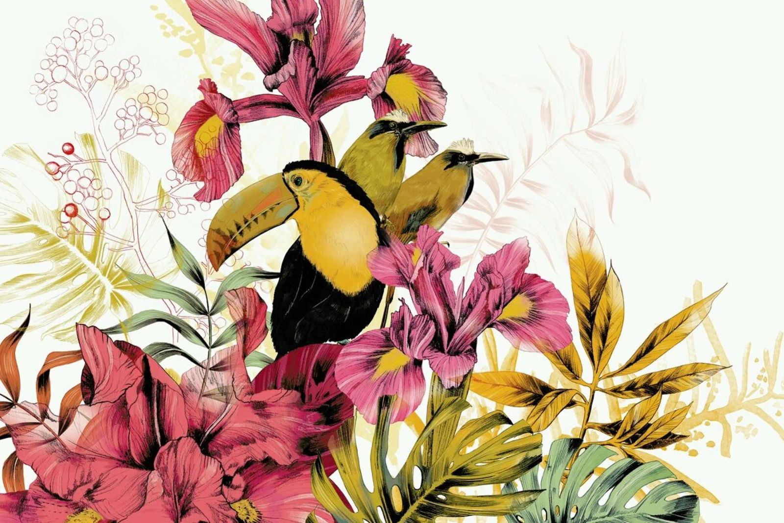 Tropical Garden Toucan poster de La Scarlatte