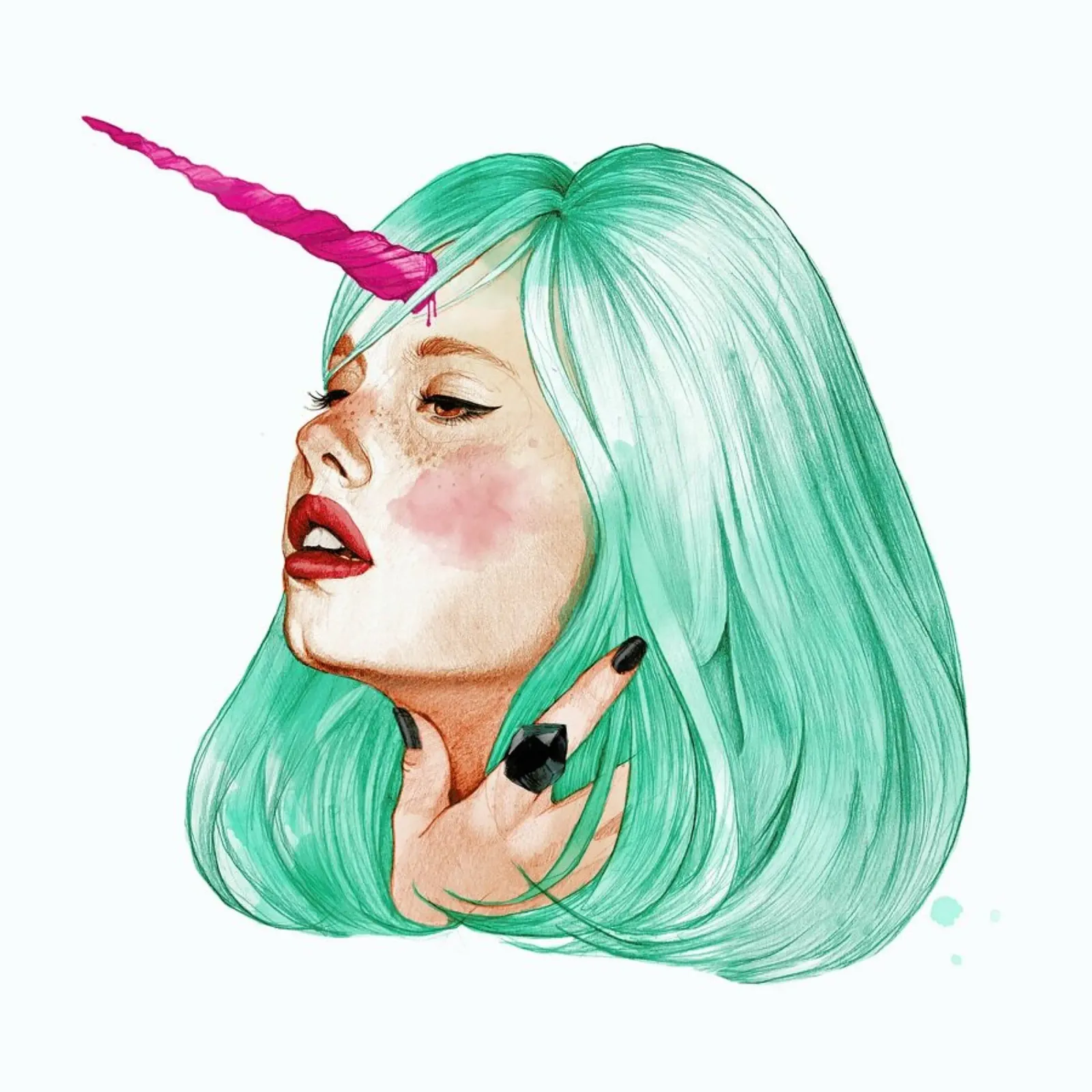 Unicorn plexiglass da Ina Stanimirova