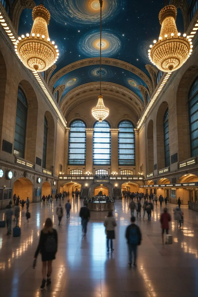 Grand Central Terminal’s Majestic Celestial Ceiling plexiglass da AlbertKlee