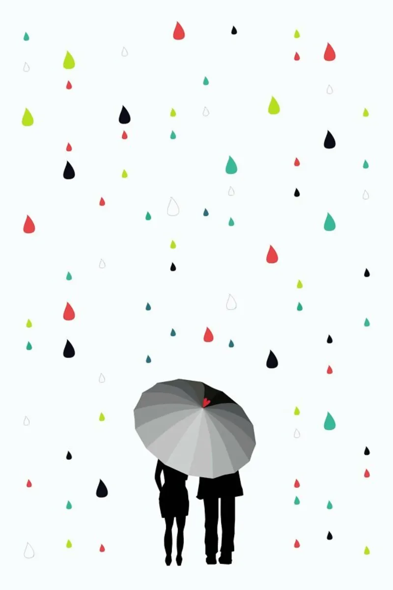 Rainy Days - Come Under My Umbrella - Col pellicola backlit da Sabrina Ziegenhorn