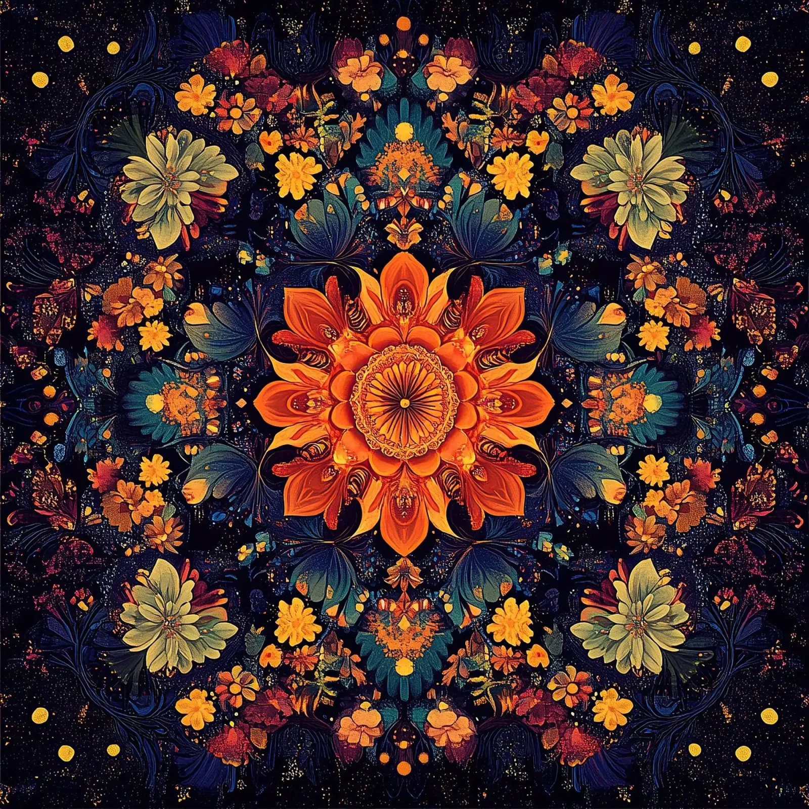 Wildflower Serenade poster con telaio in legno da Artful Bloom