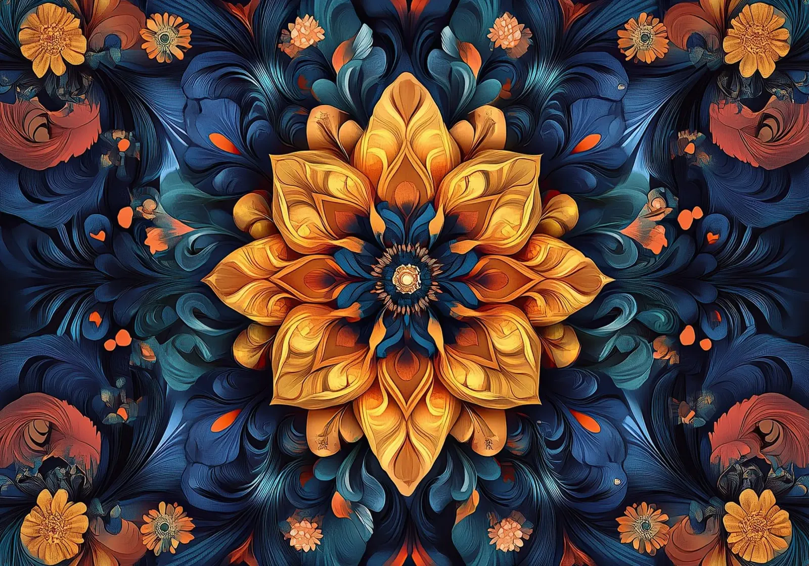 Radiance in Full Bloom alluminio dibond da Artful Bloom