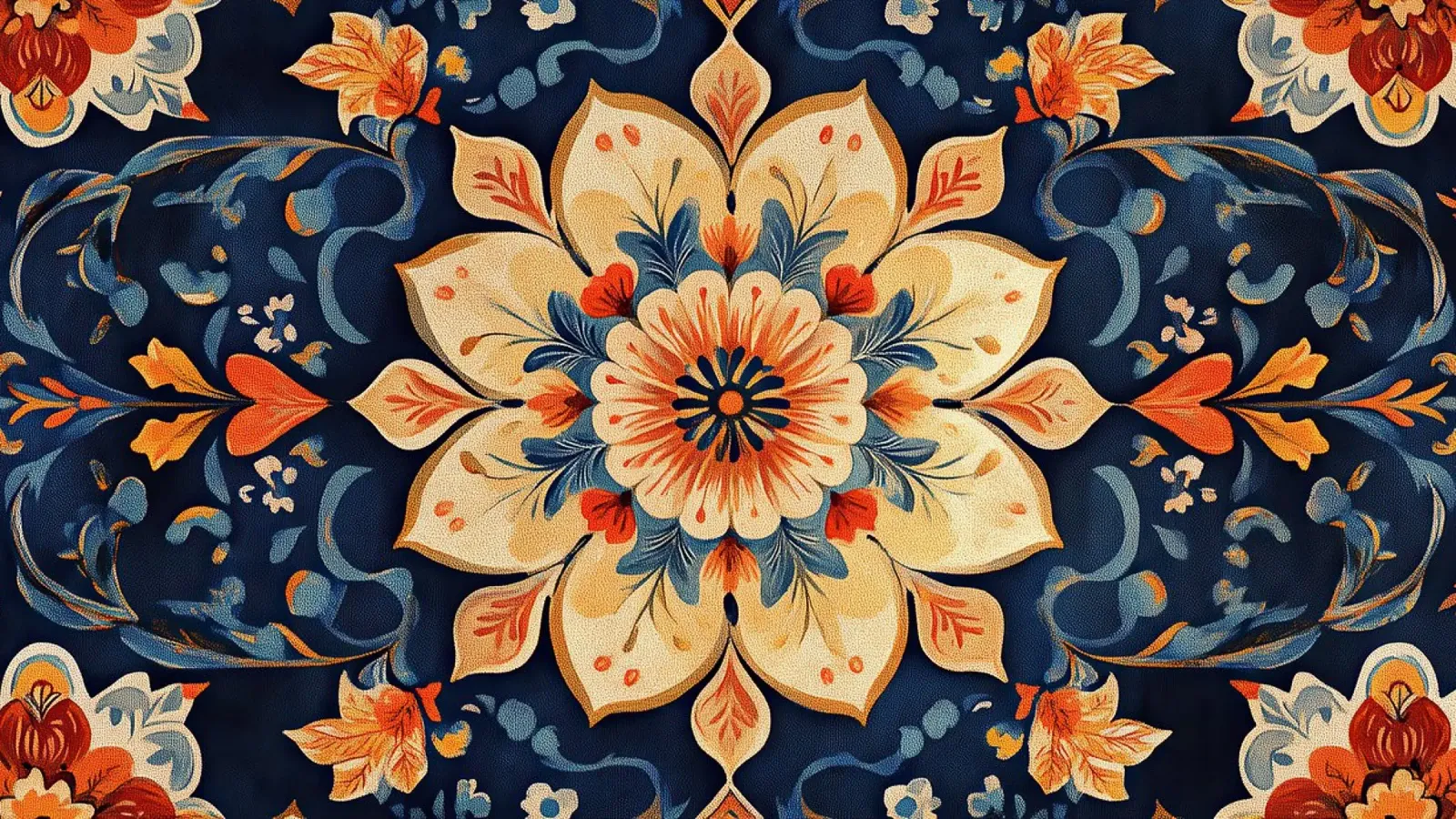 Serenity Among the Flowers poster con telaio in legno da Artful Bloom