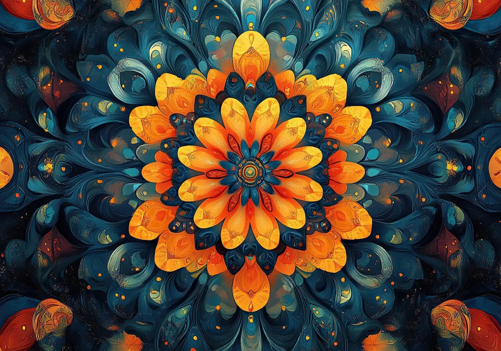Canvas of Eternal Blossoms pellicola backlit da Artful Bloom