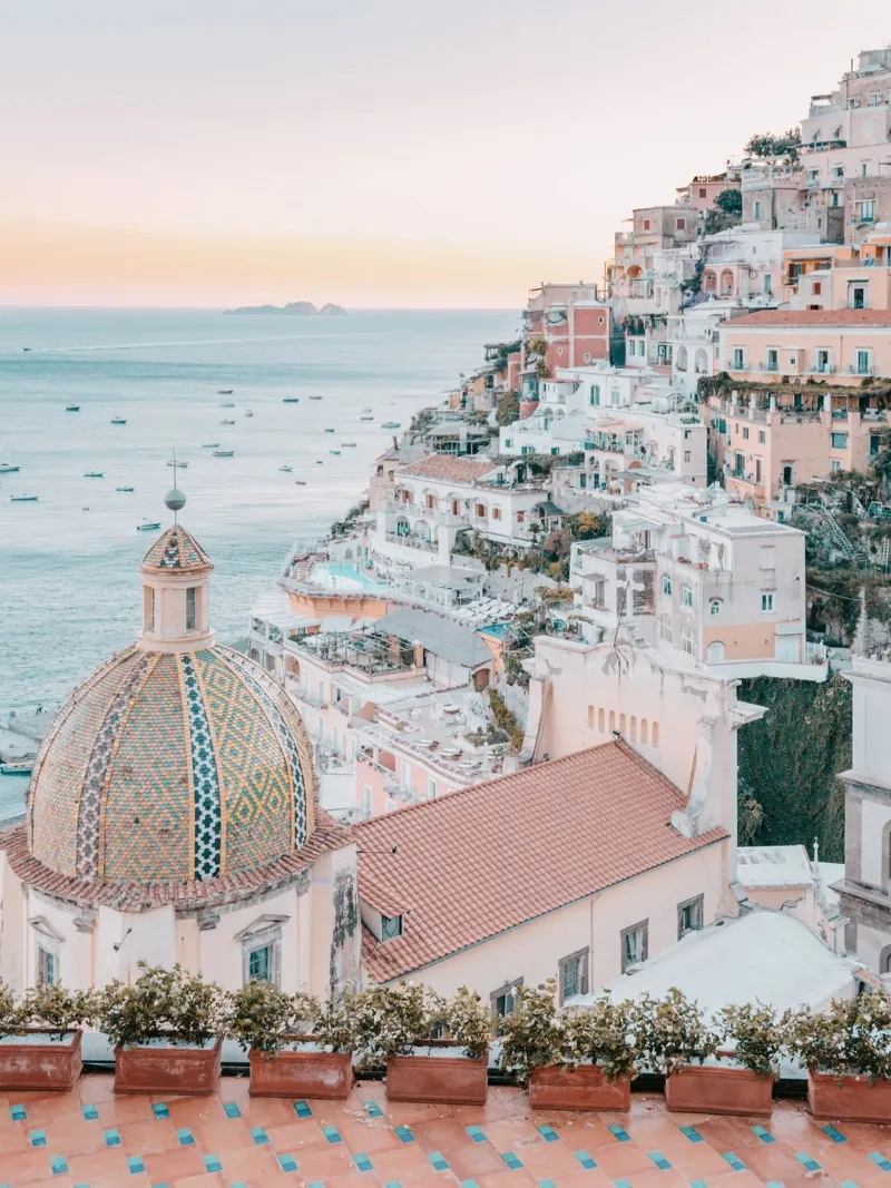 Amalfi Coast Positano Photograph Print, La Dolce Vita pellicola backlit da TheTravelClub