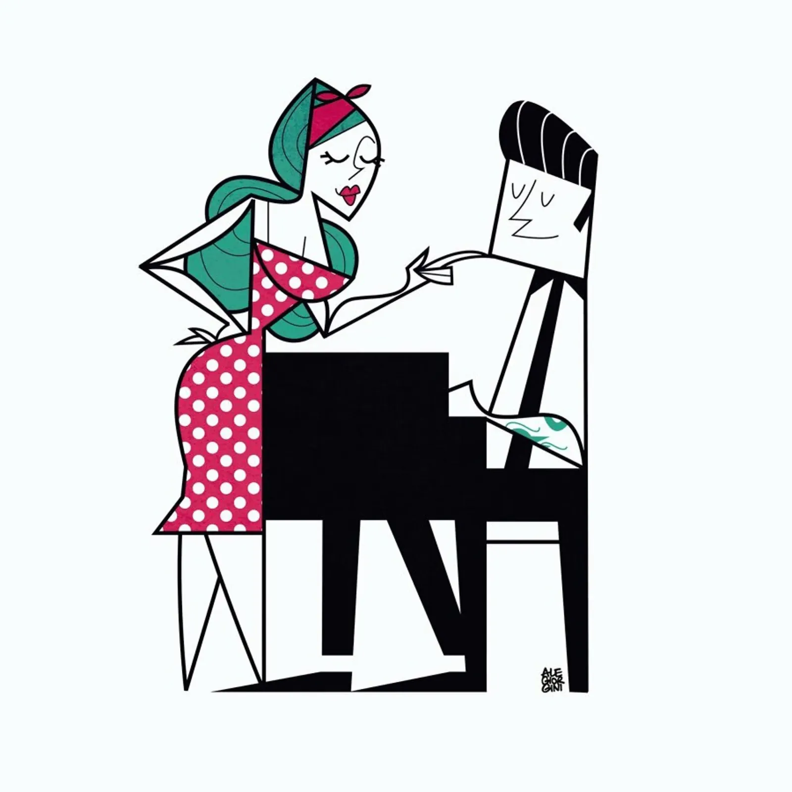 Play it again pellicola backlit da Ale Giorgini