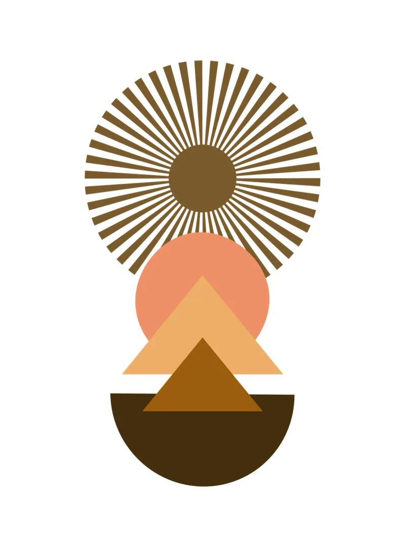 Boho minimalista moderno semplice pellicola backlit da YSV MINIMALIST