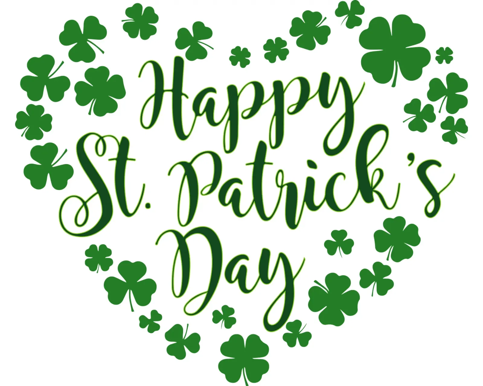 happy st patrick day grappig kunstontwerp canvas van onefeelshop