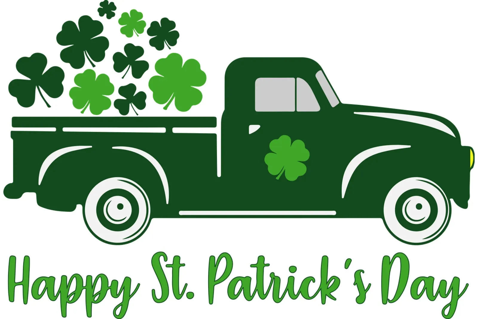 happy st patrick day iconic design canvas by onefeelshop