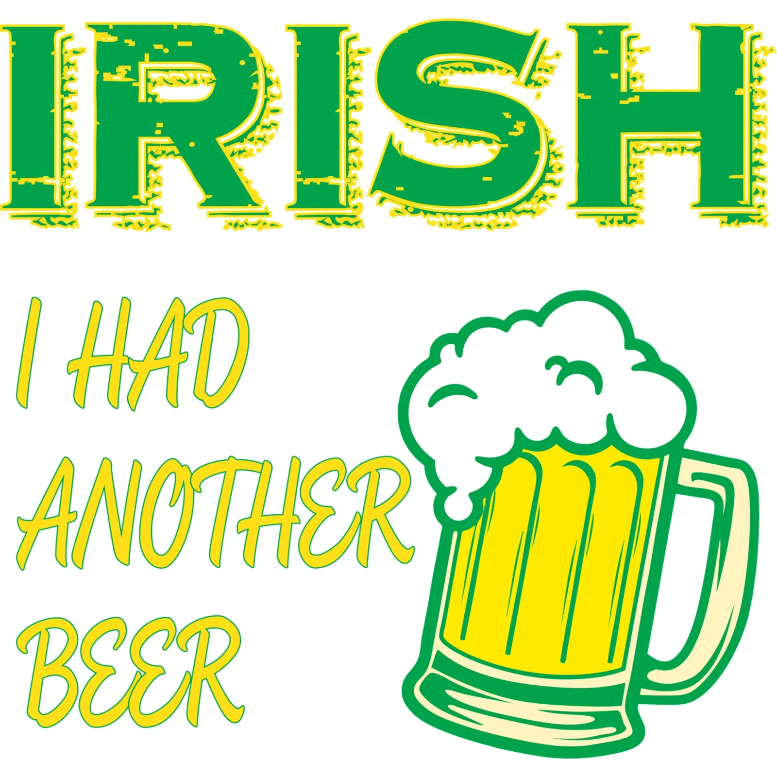 irish st patrick day funny art design pellicola backlit da onefeelshop