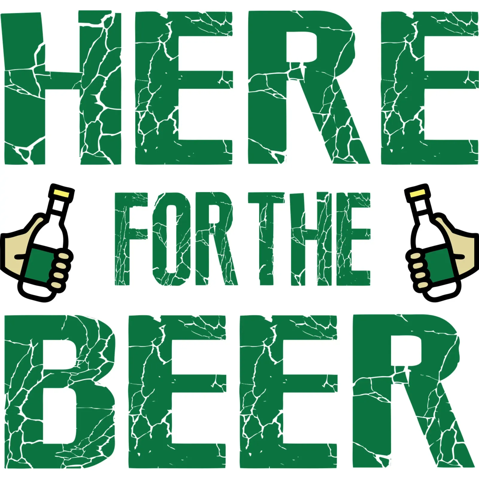 st patrick ici pour le design de la biere poster avec cadre en plastique de onefeelshop