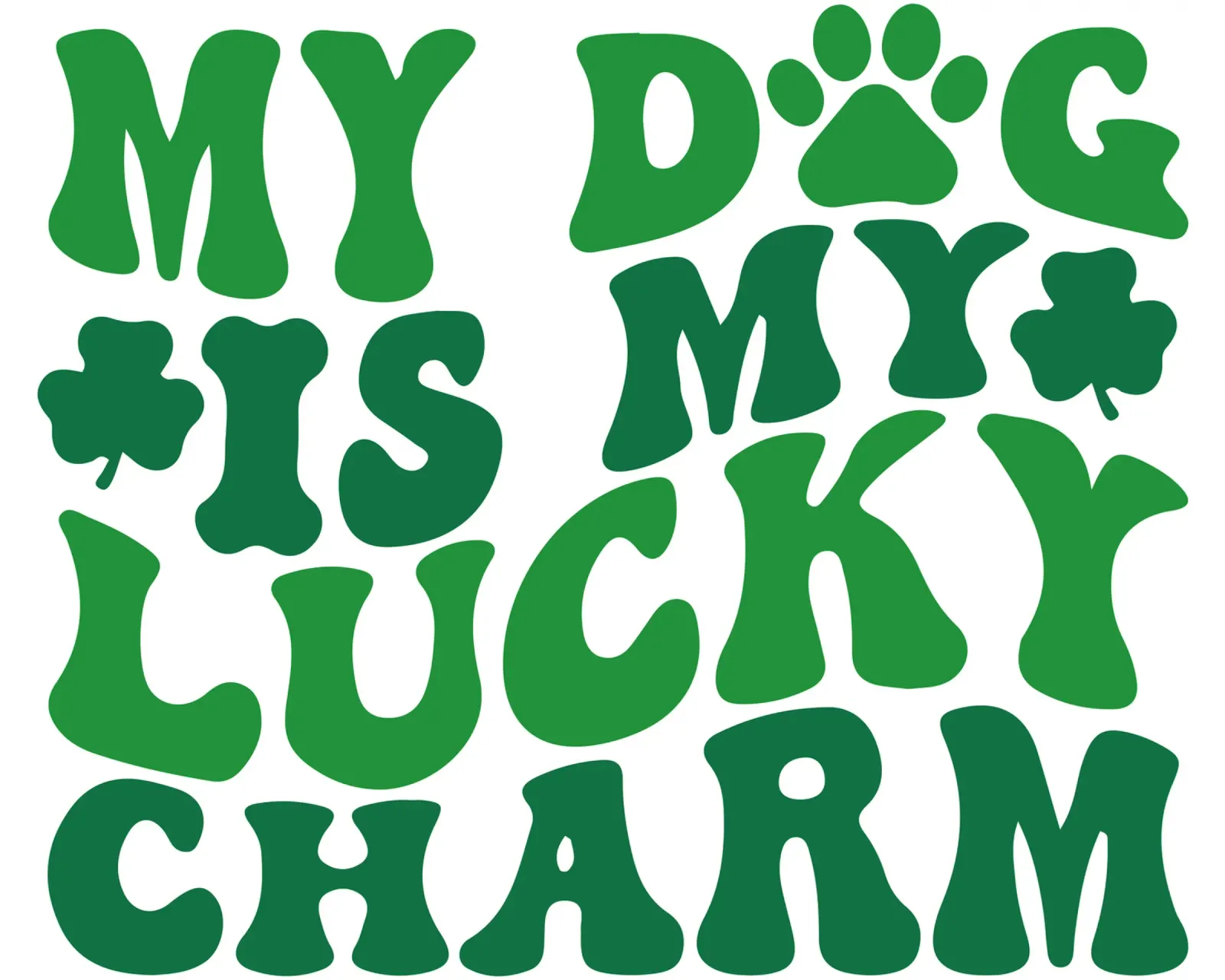 my dog my lucky charm st patrick art design canvas with Floater frame by onefeelshop