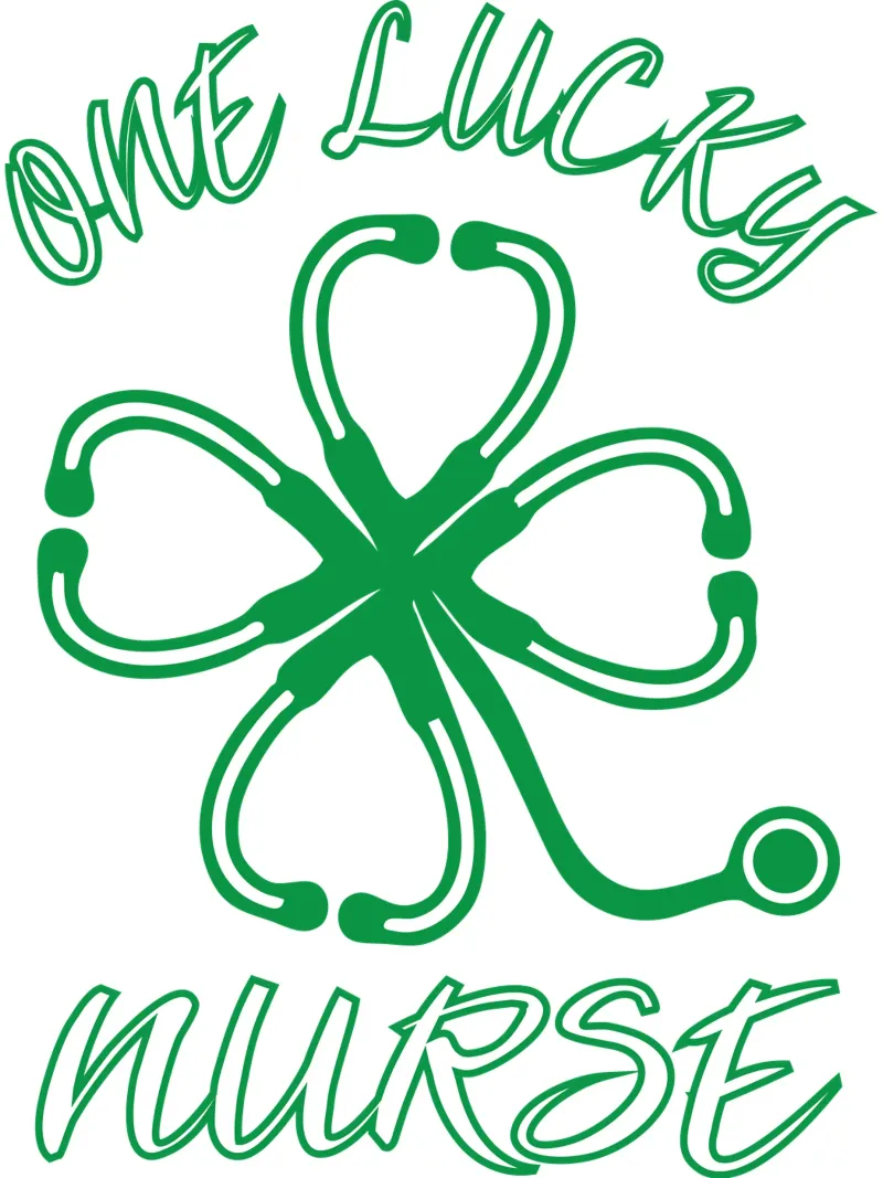 Verpleegster St Patrick kunstontwerp canvas van onefeelshop