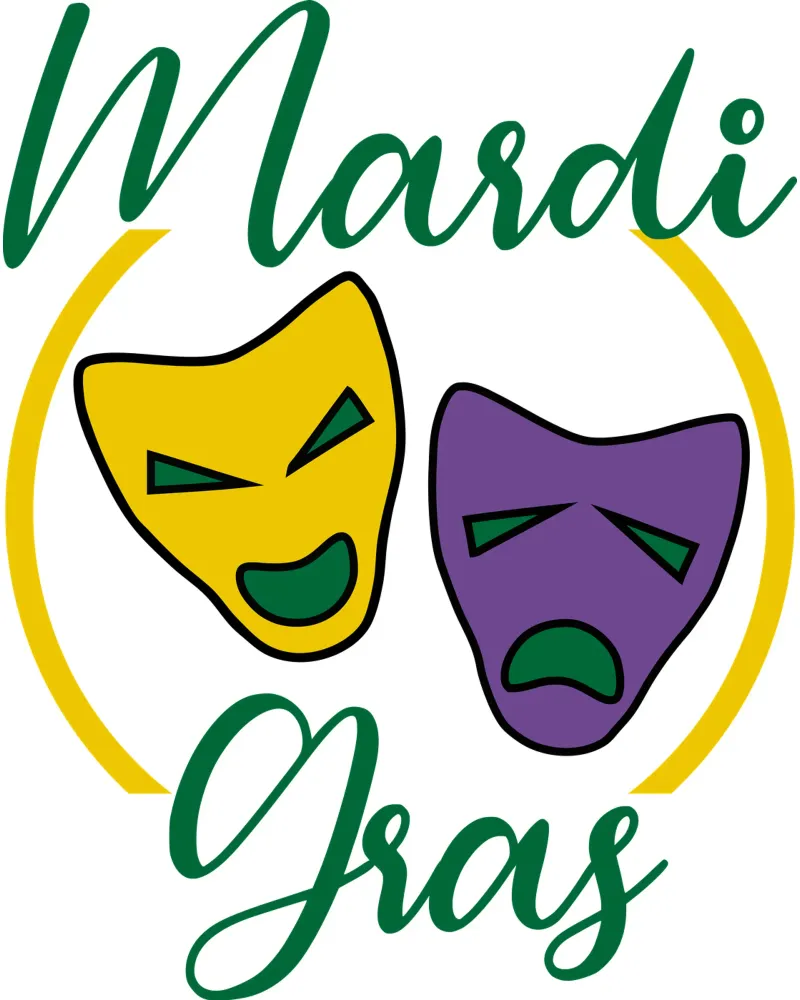 mardigras masker grappig art design hahnemühle van onefeelshop
