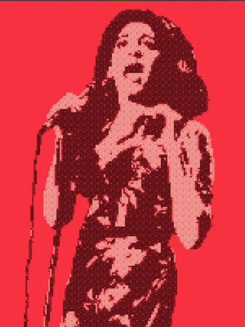 DOT di Amy tela con Cornice a cassetta da neonartroom