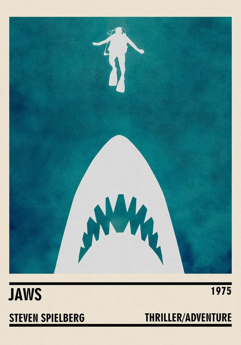 Jaws pellicola backlit da TheArtstudio