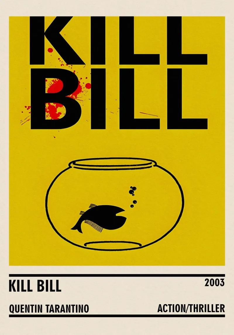 Kill Bill pellicola backlit da TheArtstudio
