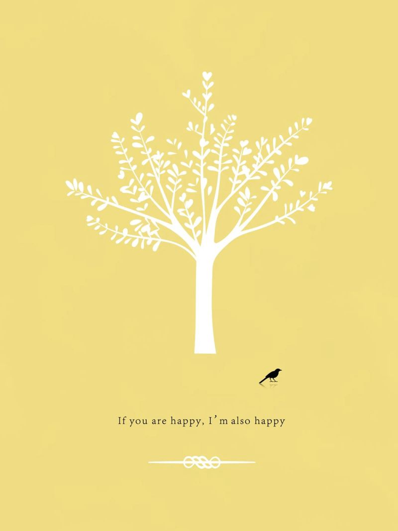 Tree and bird poster de natural neutral