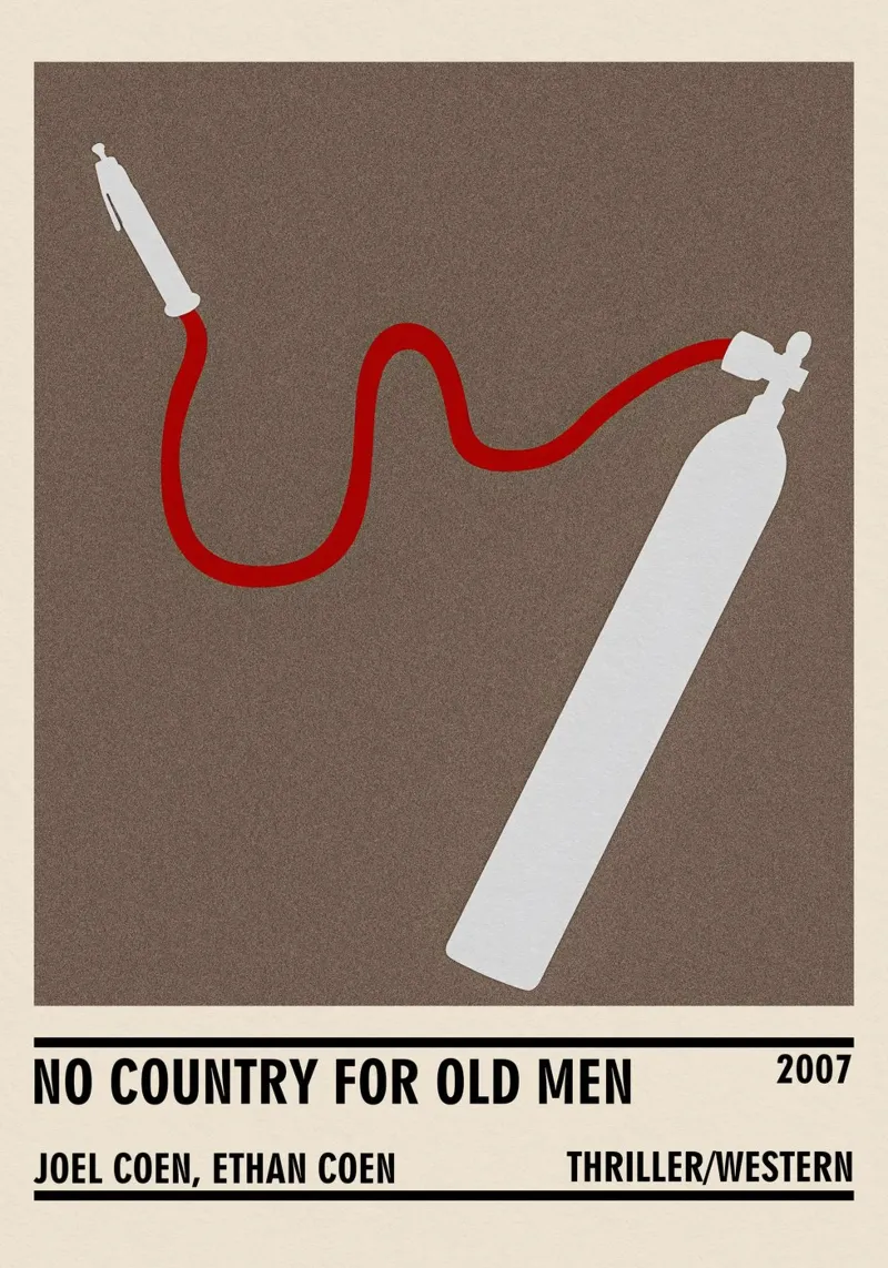 No Country for Old Men tela con Cornice a cassetta da TheArtstudio