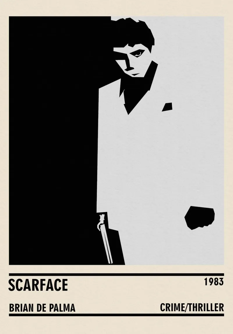 Scarface pellicola backlit da TheArtstudio