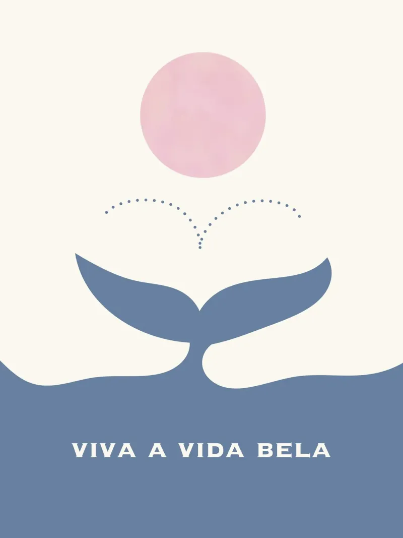 viva a vida bela poster con telaio in plastica da natural neutral