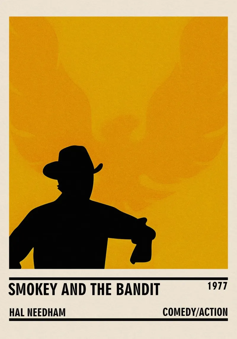 Smokey and the Bandit pellicola backlit da TheArtstudio
