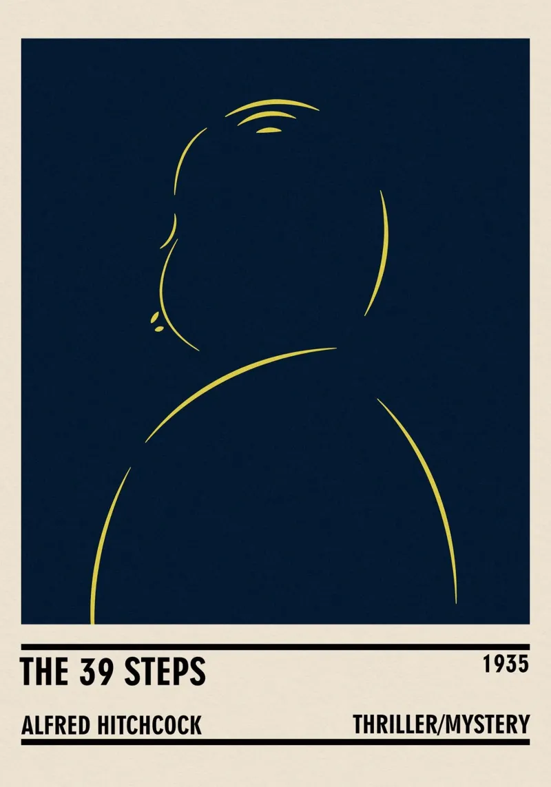 The 39 Steps pellicola backlit da TheArtstudio