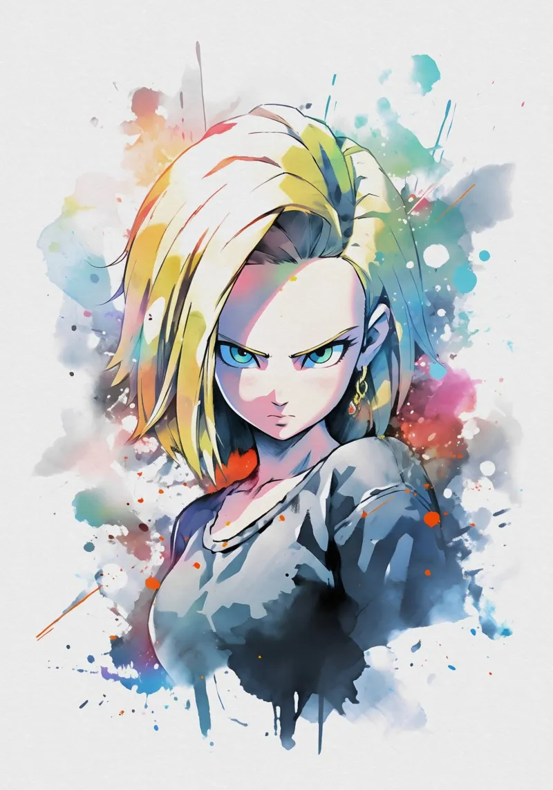 Android 18 pellicola backlit da CreativeStudio